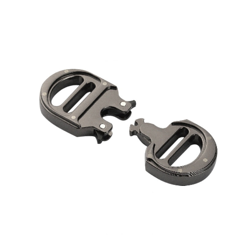 Custom logo outdoor men's molle belt clip quick release metal buckle heavy duty zinc alloy metal tactical belt buckle-34