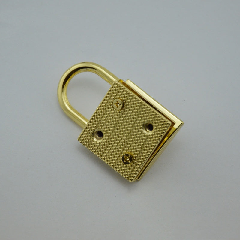 Luggage sewing DIY hardware accessories padlock handbag front decoration switch twist lock zinc alloy interlock-34