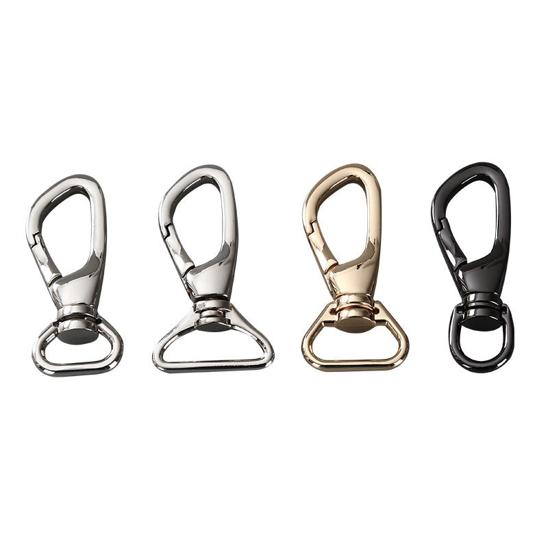 Metal Hardware Swivel Snap Hook Connector Gold Sliver Trigger for Bag Accessories Belt-35