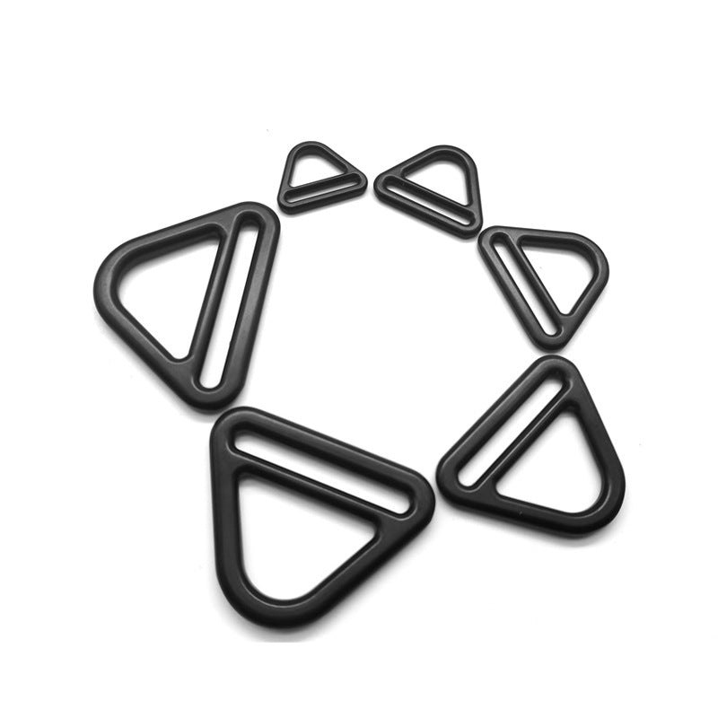 wholesale black 20mm-50mm triangle dog collar metal buckle-35