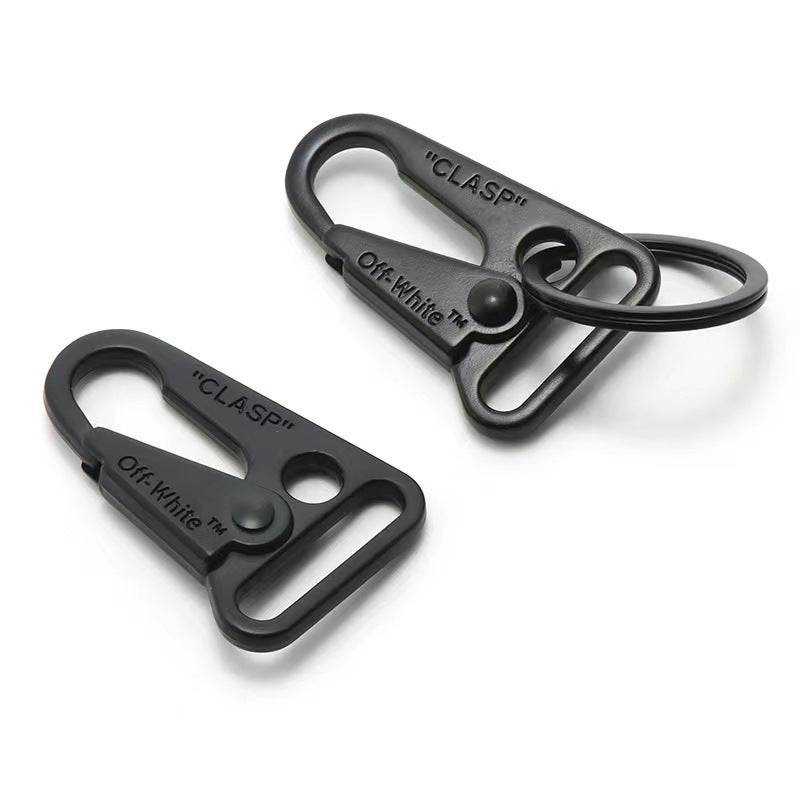 Wholesale Outdoor Heavy Duty Metal Clap Carabiners HK Snap Hook 1" Inch Sling Enlarged Spring Clip Hooks-36