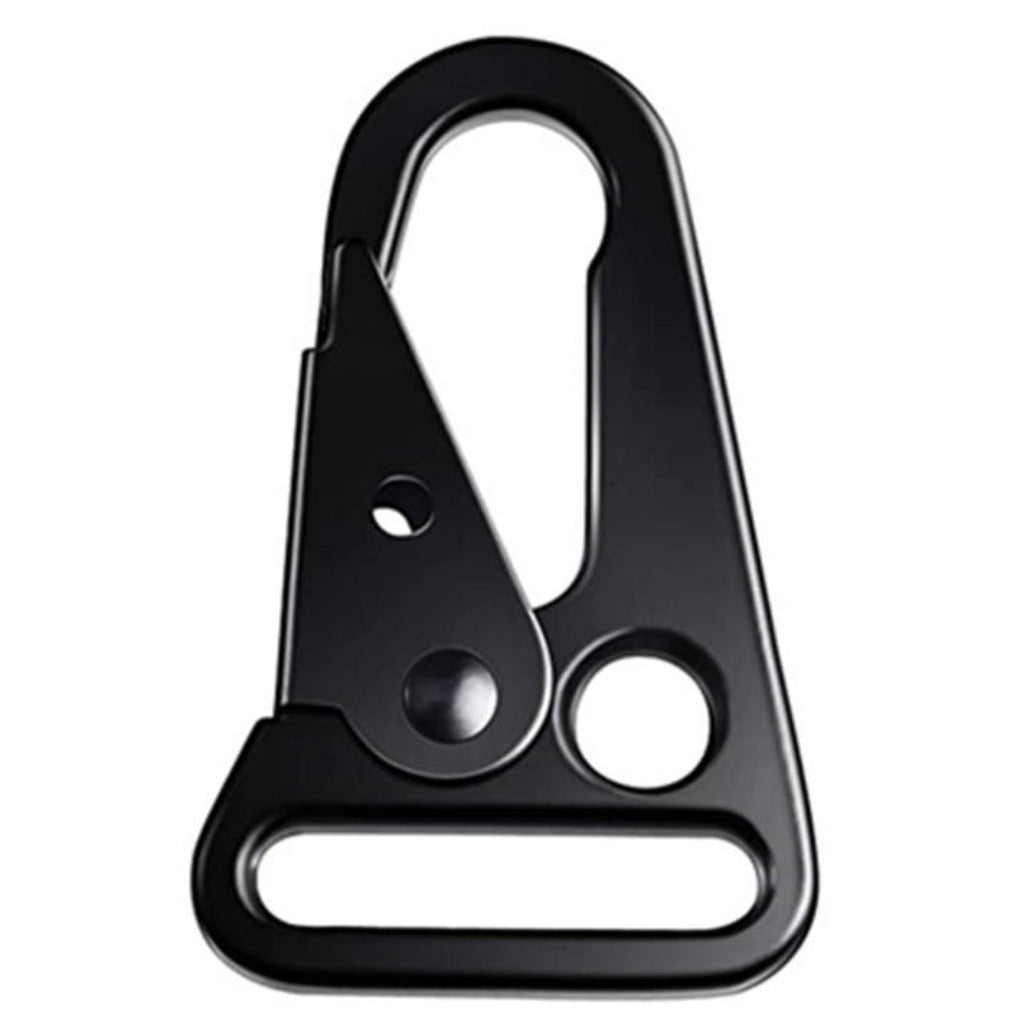Wholesale Outdoor Heavy Duty Metal Clap Carabiners HK Snap Hook 1" Inch Sling Enlarged Spring Clip Hooks-36
