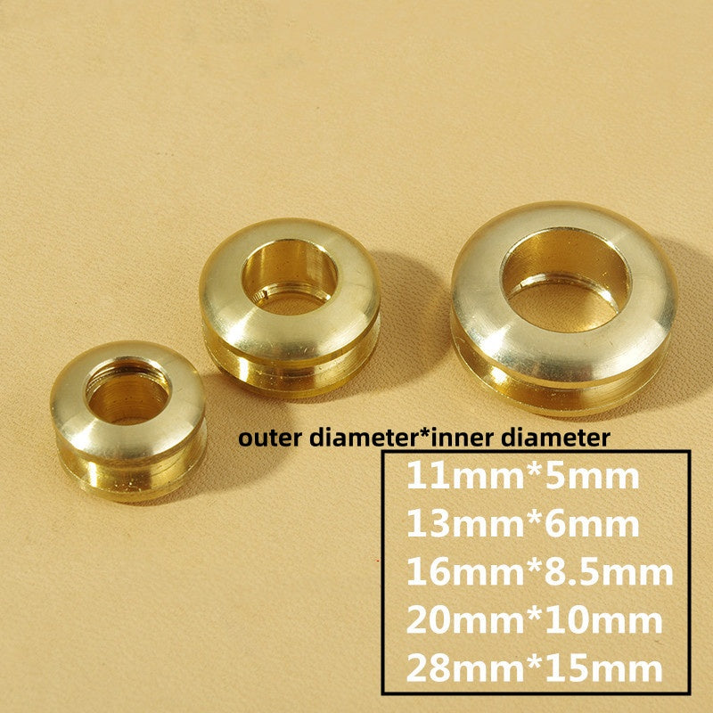 Bag Garment Shoe Clothes Jeans Grommets Accessory Leather Craft Accessories Solid Brass Screw Eyelets Grommets-36