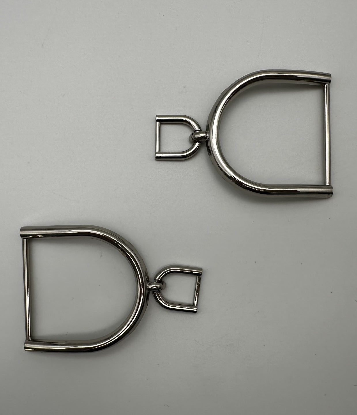 Double D shape zinc alloy shoe buckle ladies sandals-36