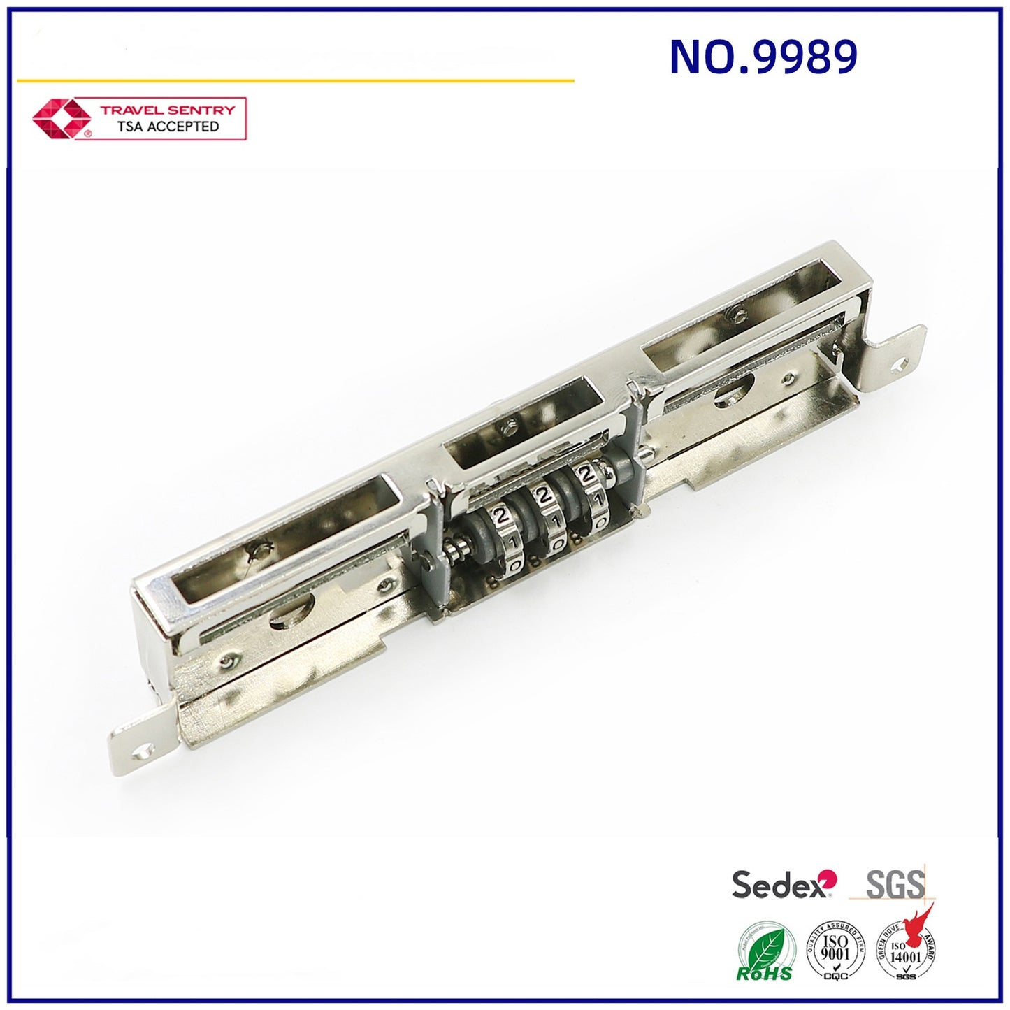 Factory direct sales embedded box lock zinc alloy long embedded box lock three-position combination box lock-37