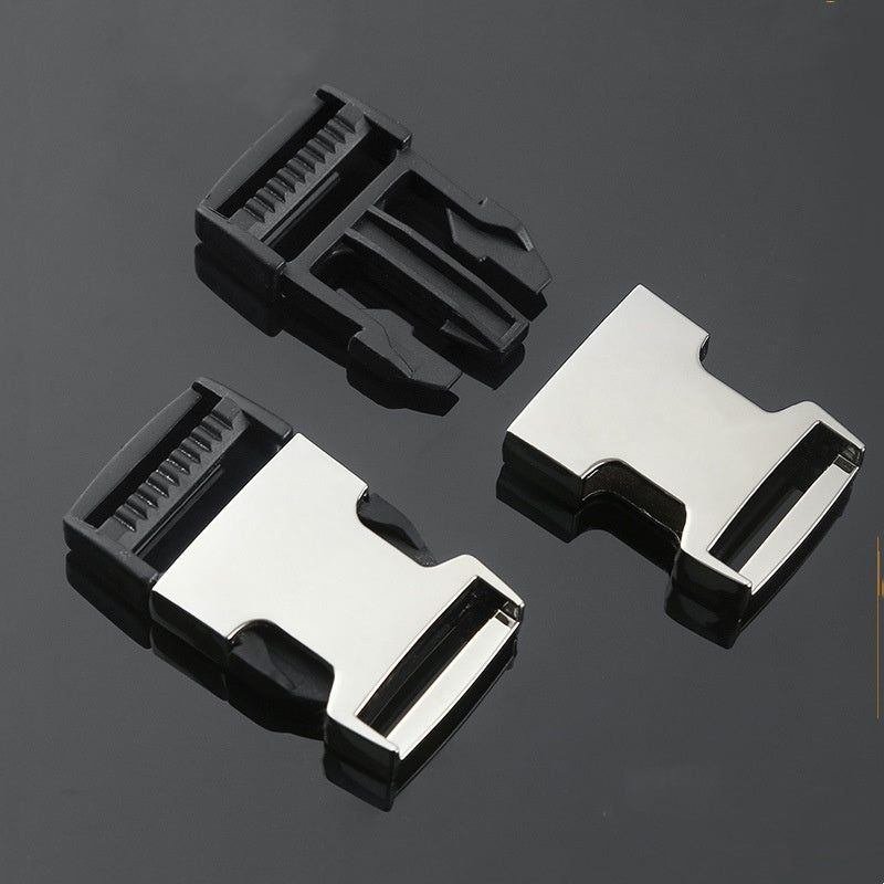 High Polished Plating Color Dog Collar Side-release Buckles Hardware Quick Side Release Metal Buckles For Pet Collars-37