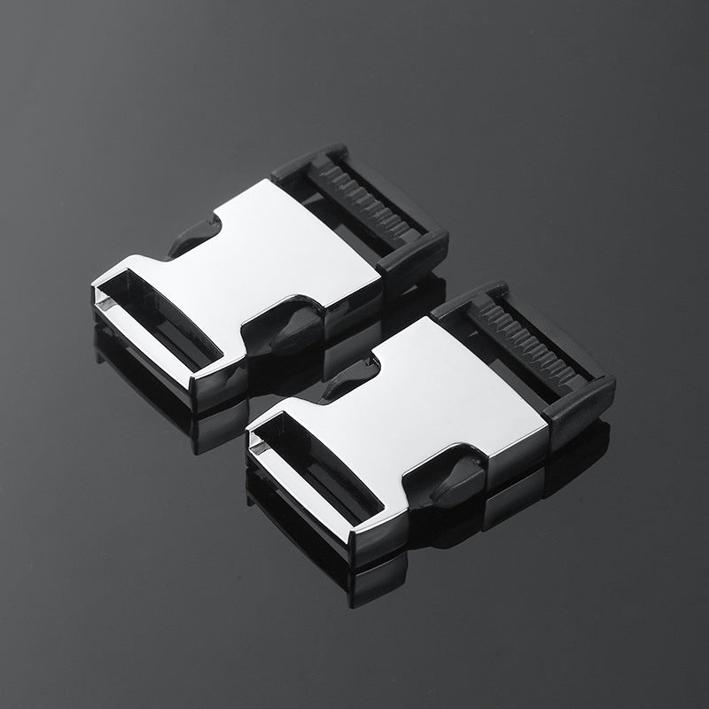 High Polished Plating Color Dog Collar Side-release Buckles Hardware Quick Side Release Metal Buckles For Pet Collars-37