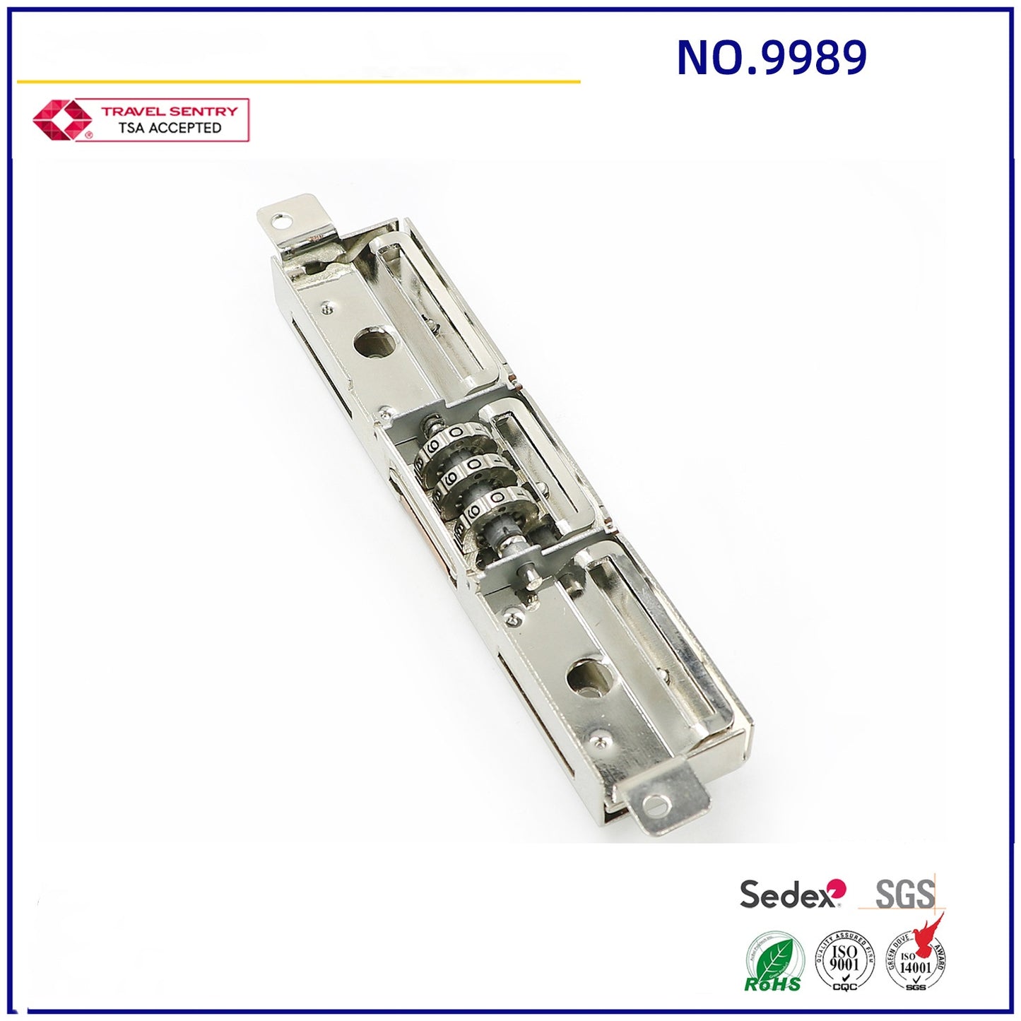 Factory direct sales embedded box lock zinc alloy long embedded box lock three-position combination box lock-37