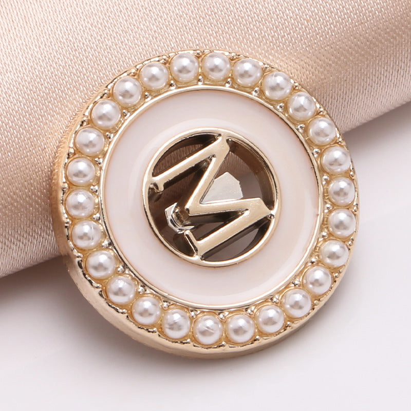 New Matte Gold and Black Metal Buttons for Women Coat Clothing Garment Decorative Large Sewing Buttons Accessories-37