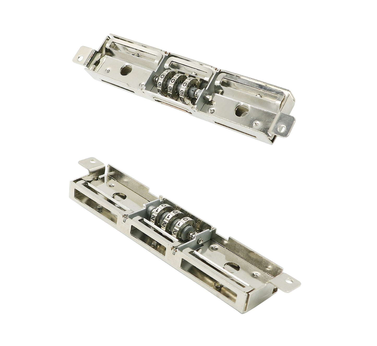 Factory direct sales embedded box lock zinc alloy long embedded box lock three-position combination box lock-37