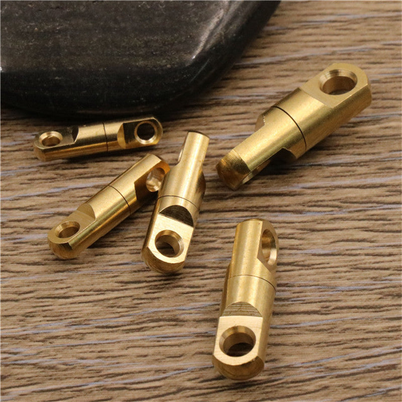 Solid Brass Swivel Eye Rotating Connector for DIY Keychain Round Circle Key Ring Wallet Bag Strap Connecting-38