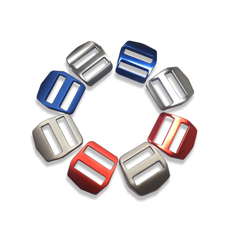 wholesale metal lock aluminum 25mm curved ladder lock buckle-38