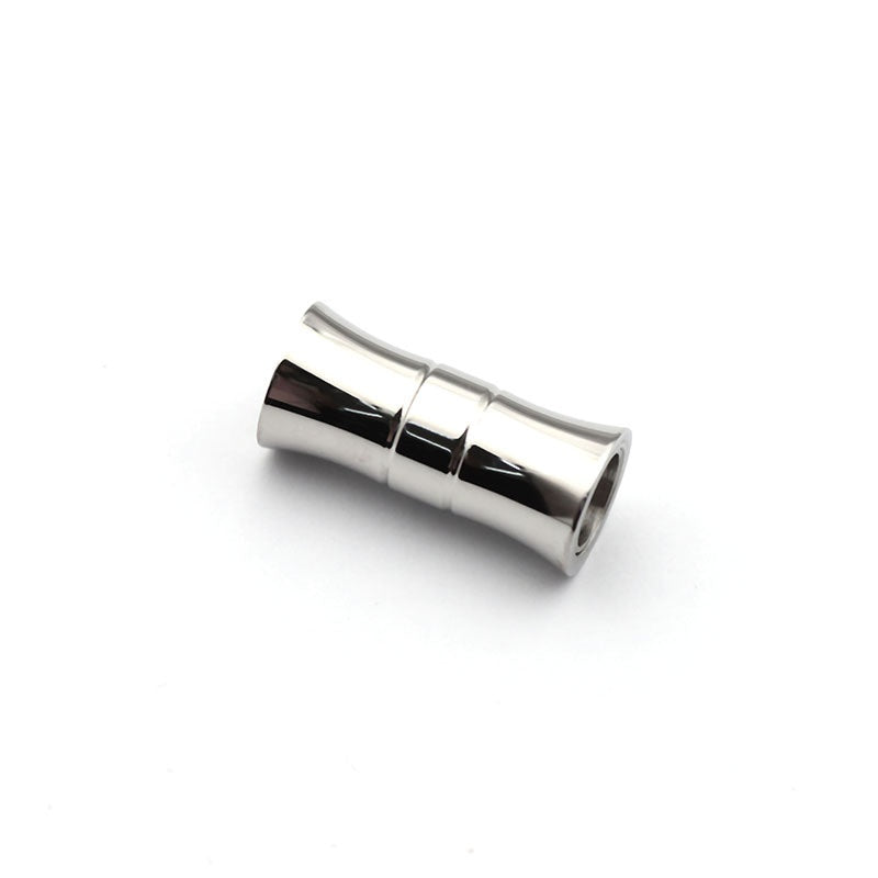 Hot sale stainless steel jewelry findings 6mm horn shape bamboo clasp for dragon scale bracelet DIY jewelry making-39