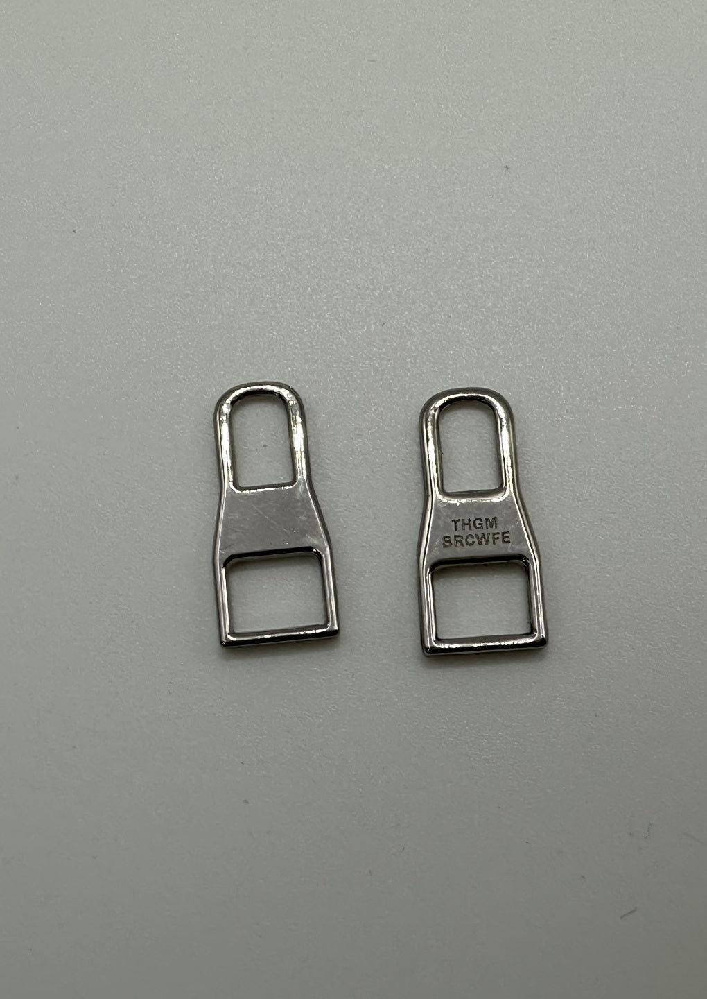 Custom Zip Puller Garment Metal Zipper Puller Slider Head Puller Zipper Custom Logo Bag Zipper