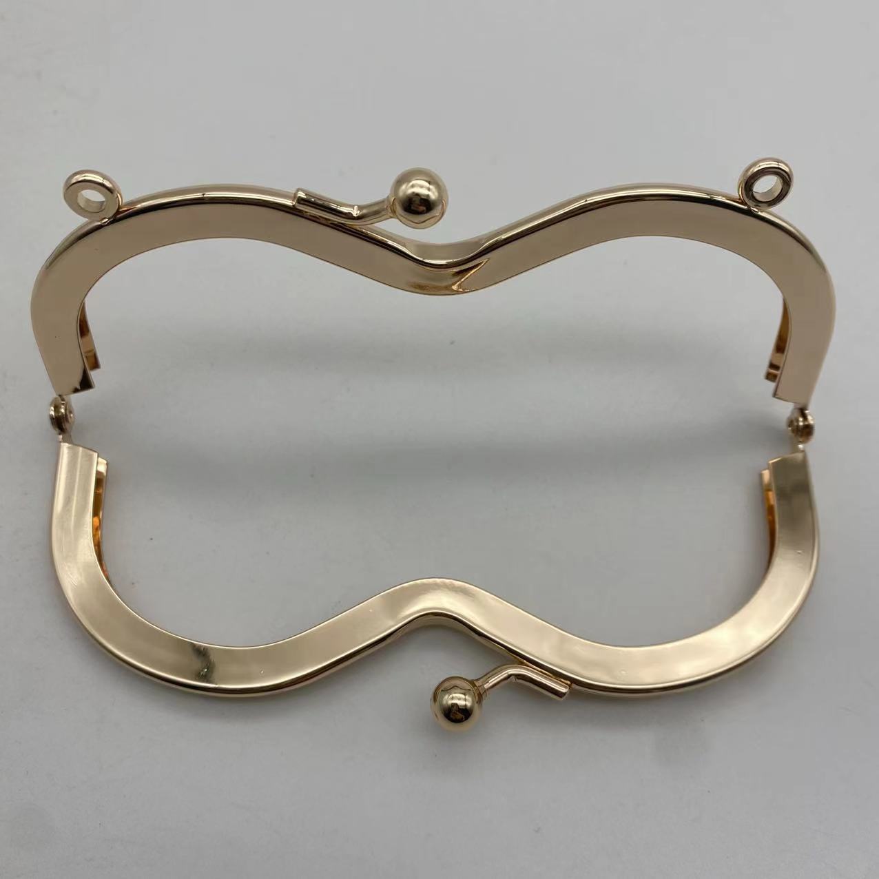 Nickel Double-curved Purse Frame for Glasses Box-48