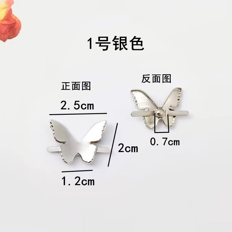 Apparel & Accessories Accessories Belts & Accessories Belt Buckles Custom Flower logo Crystal Shoes Straps Women Diamond Summer Chunky High Heels Shoes Buckle Decoration-66