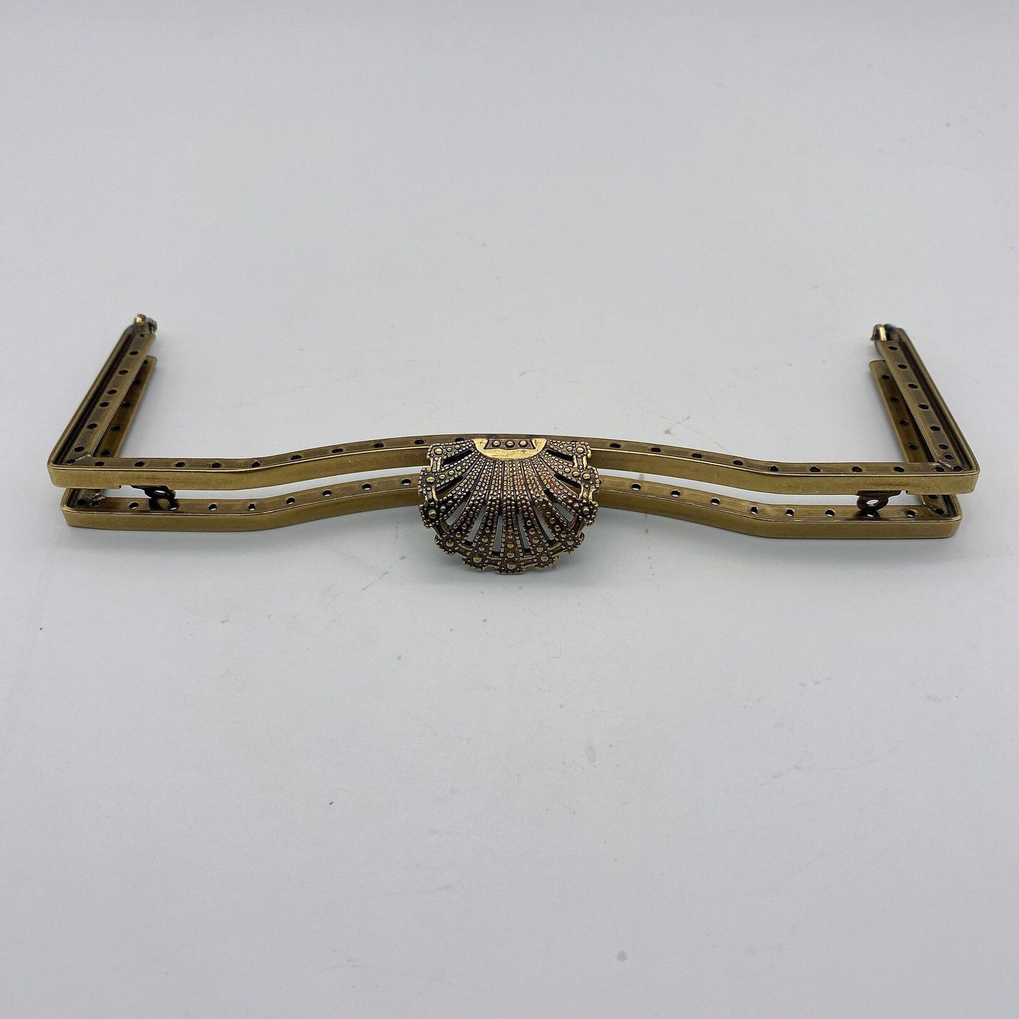 Handbag Hardware Accessories DIY Square Decorative Embossed Alloy Bags Handles Sewing Purse Frame Kiss Clasp-87