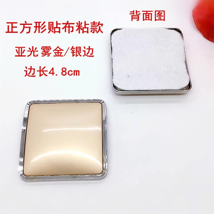 Square zinc alloy simple and elegant shoe buckle for women's shoes-116