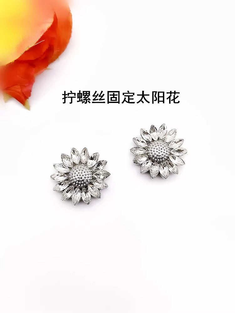 New Crystal Diamond Gem Hole Shoe Ladies Accessories Shoes Designer Charms Decorative Buckle Luxury Shoe Charms-22