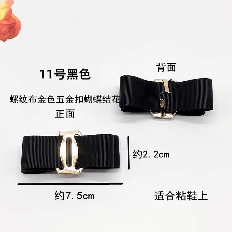 Different styles of bows for women's shoes-144