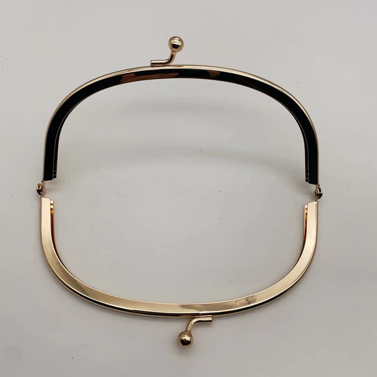 Wholesale Handbag Hardware Accessory Open Channel Kiss Lock Clasp Metal Coin Purse Clutch Frame 6.5/8/9/10.5/12cm for Bag Making-3