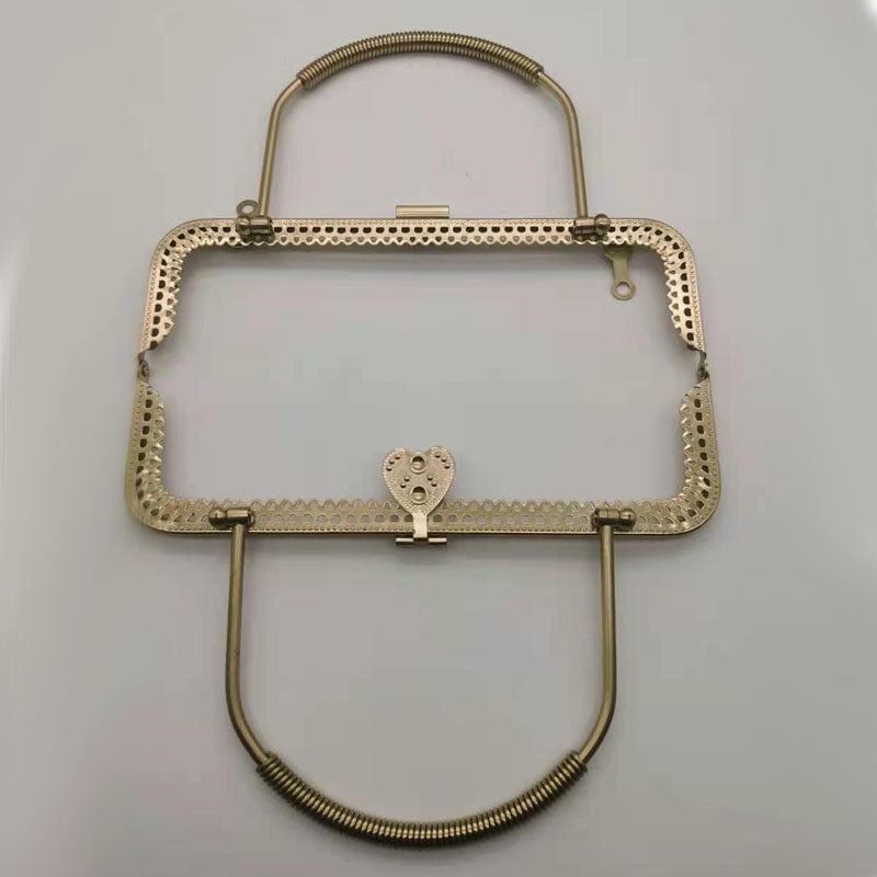 Coin Bag Purse Alloy Wallet Frame Kiss Clasp DIY Handbag Handle-96