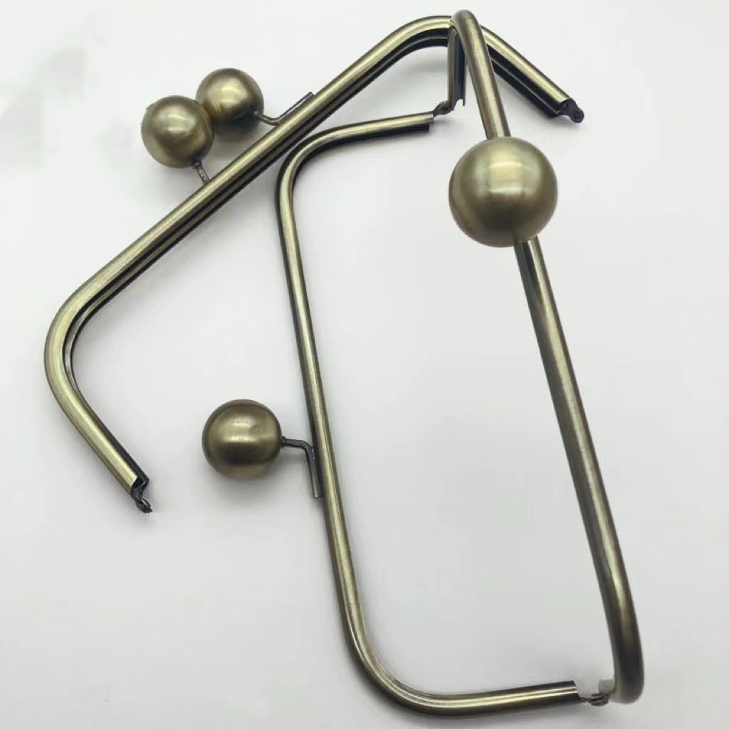 Handbag Accessories Hardware Bag Parts Custom Metal Box Clutch Wallet Frame Kiss Lock Purse Frame-106