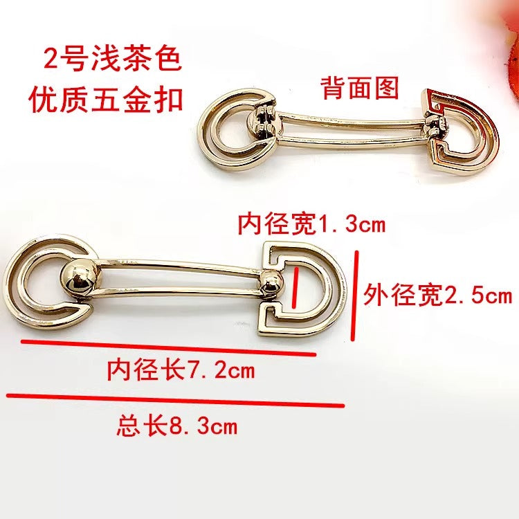 Fashion Gold Metal Shoe Chain Belt Bag Accessories Decorative Shoe Buckle Accessories Shoe Chain Buckle-119