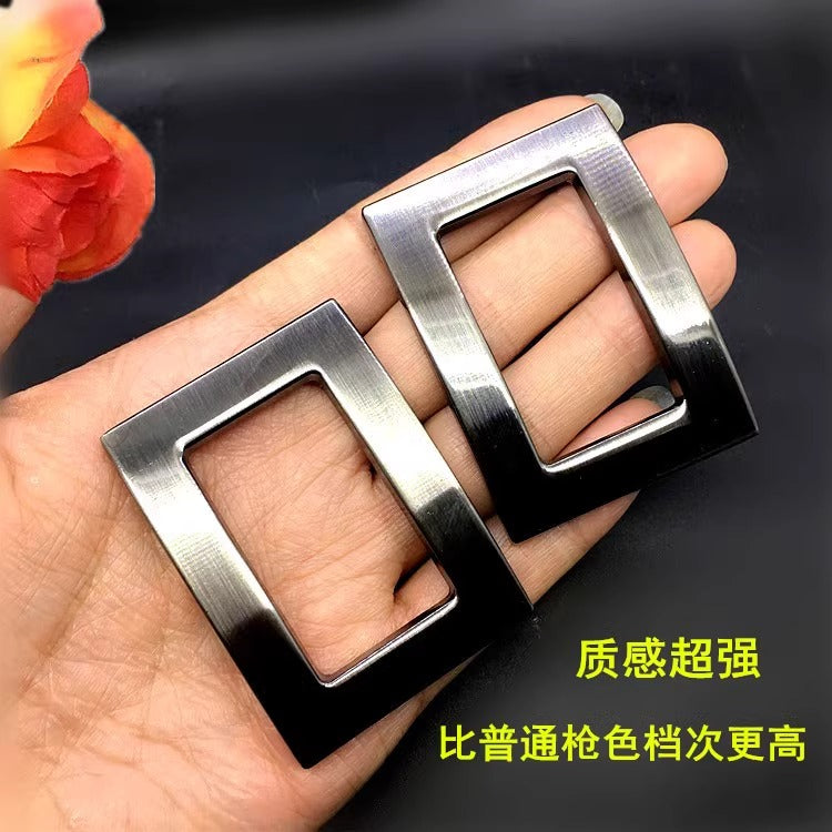 Zinc Alloy square Handbag Retro Metal Seamless Button Hardware Accessories Processing Custom Miscellaneous Buckle-71