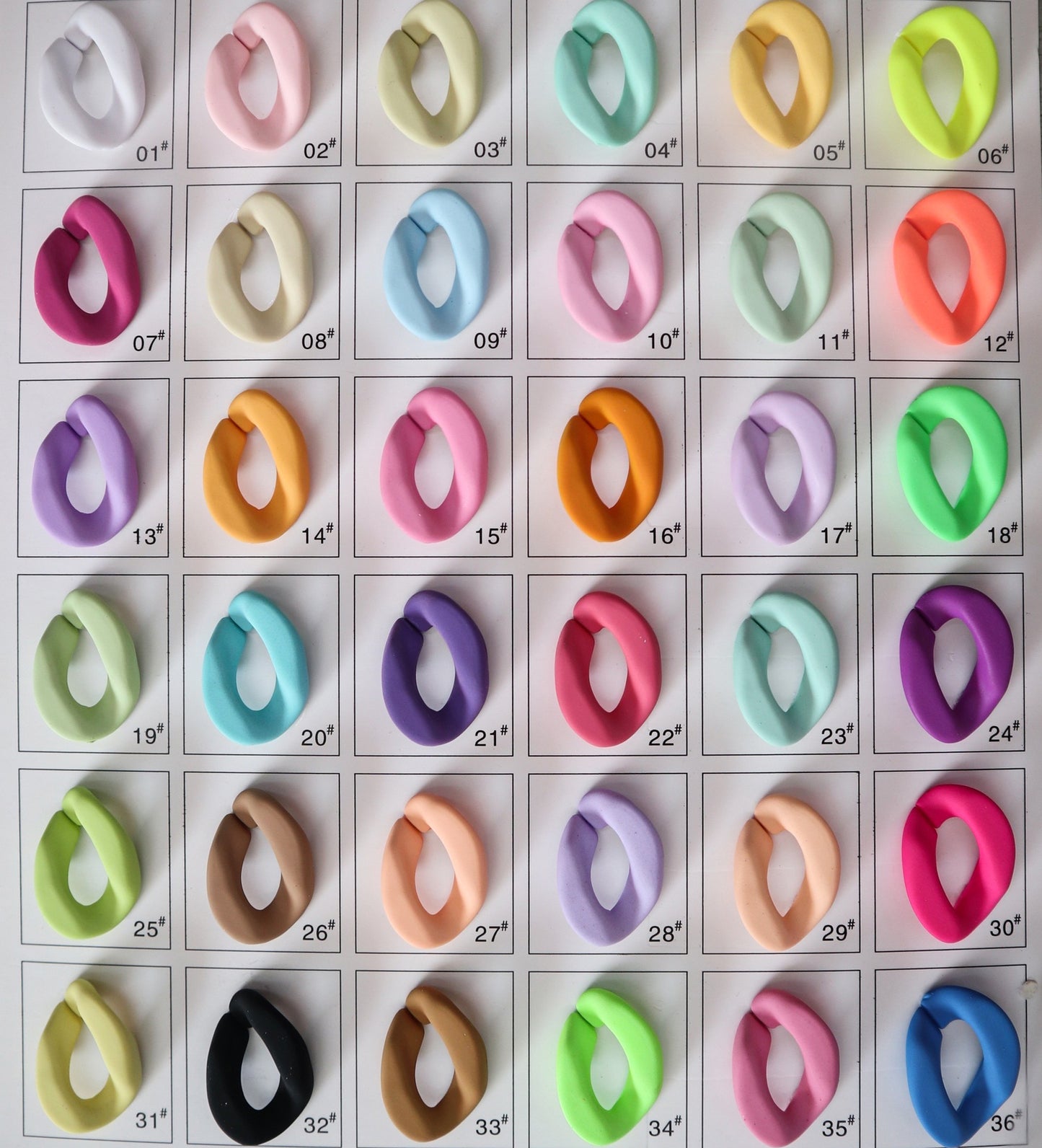17*23mm Acrylic Link Chain Manufacturer Bag Accessories Diy Crafting / Plasti Bag Lovely Handle Handbag Chain -4