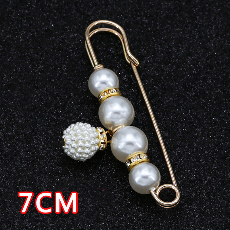 pearl Brooch Anti-glare buckle Small pin to fix clothes Lapel Pins Badge brooches-