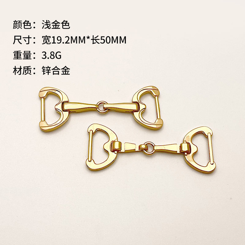 High Quality Alloy Metal Decorative Silver Shoe Strip Chain Ladies Shoe Buckles bag chain -4