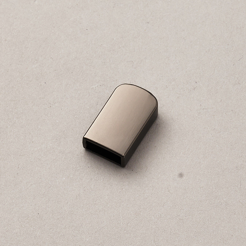 Metal Cord Lock Glossy Golden Silver Matt Black Zinc Alloy Plating Metal Hoodie Drawstring Stopper Cord End-4