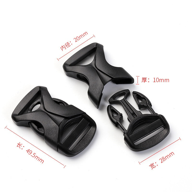 Buckles for Bracelets Side Release Clip Manual Bracelet Clasp Rope Side Release Buckle Adjustable Buckles Strap-40
