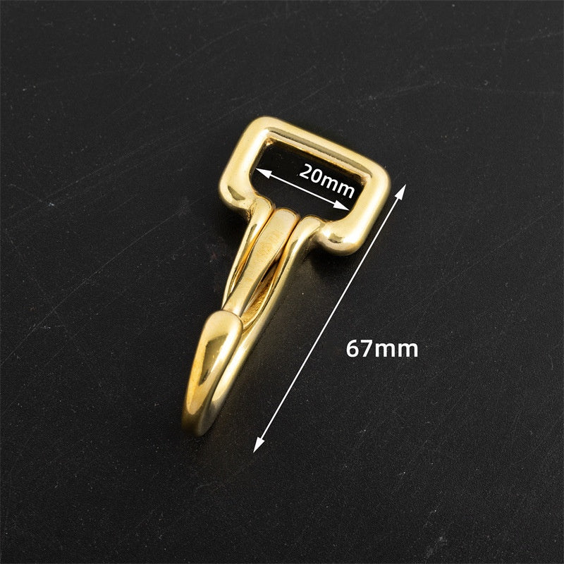 14mm 15mm 25mm Spring Snap Hook for Handbag Chains Brass Metal Hardware for Bags Trigger Snap-41
