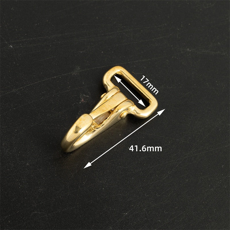 14mm 15mm 25mm Spring Snap Hook for Handbag Chains Brass Metal Hardware for Bags Trigger Snap-41