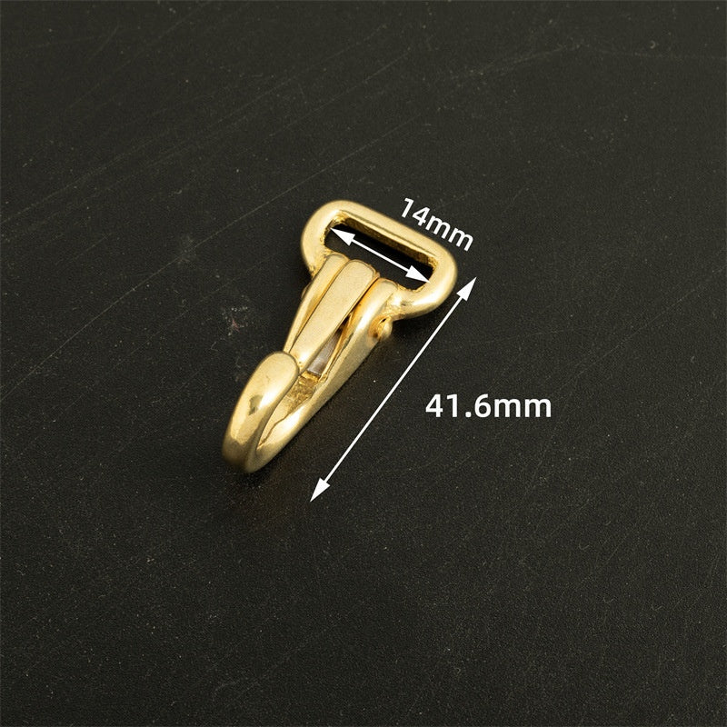14mm 15mm 25mm Spring Snap Hook for Handbag Chains Brass Metal Hardware for Bags Trigger Snap-41