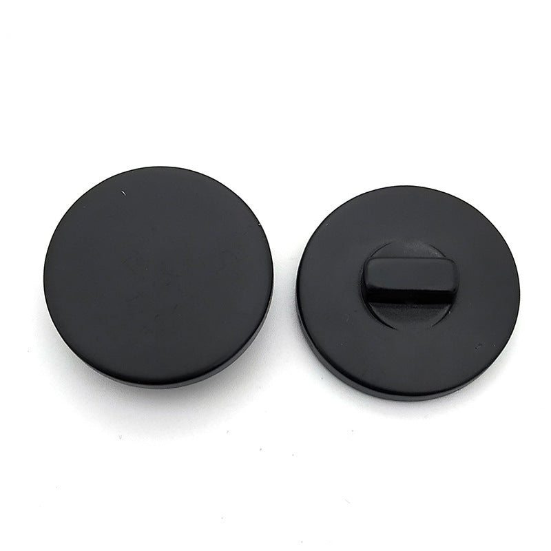 Black Customized Stock 4 Hole Real Blank Buffalo Horn Button-42