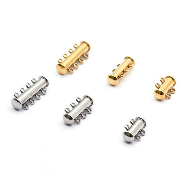 Personality Stainless steel jewelry clasp accessories Bracelet necklace double-breasted Wholesale-42