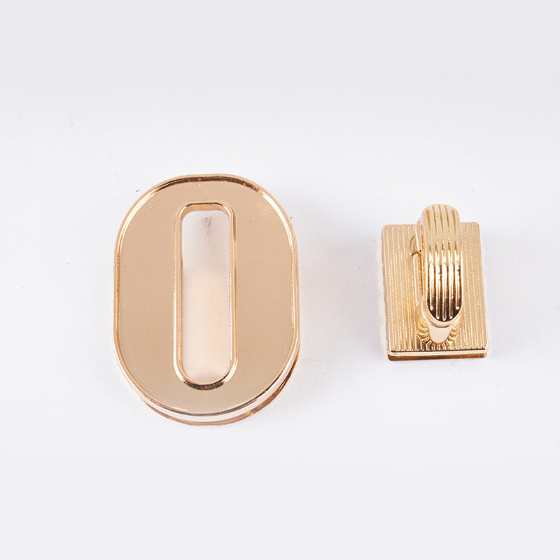 Best selling handbag fitting accessories square shape metal bag twist turn lock for leather bags-42
