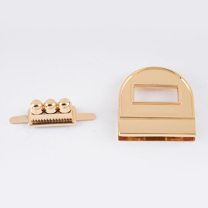Best selling handbag fitting accessories square shape metal bag twist turn lock for leather bags-42