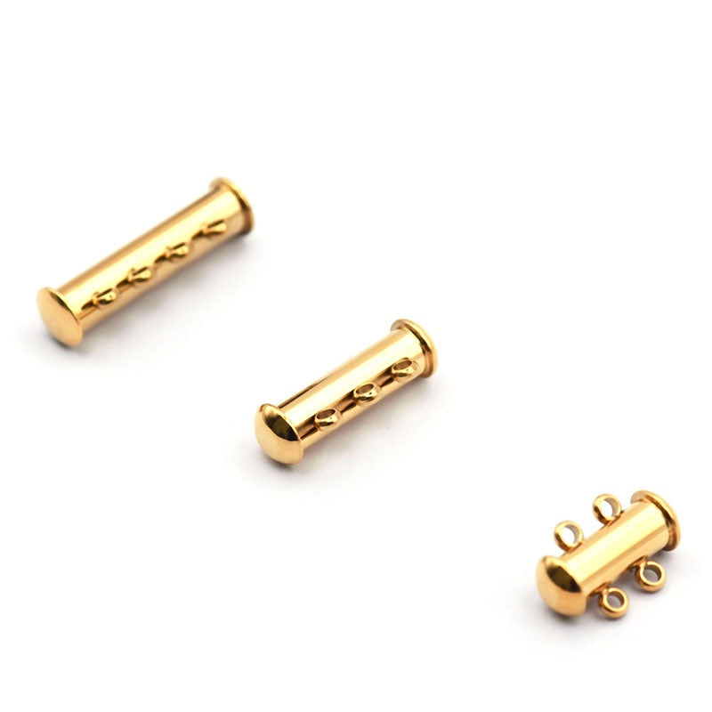 Personality Stainless steel jewelry clasp accessories Bracelet necklace double-breasted Wholesale-42