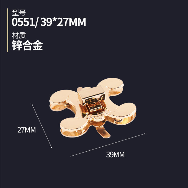 Luggage and handbag hardware accessories decorative locks bags leather goods twist lock hardware accessories-43