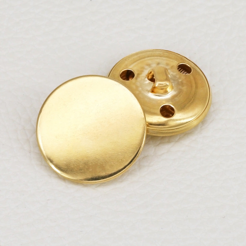Custom Wholesale Button Around Fancy Shape Metal Coat Buttons Shank Sewing for Sale-43