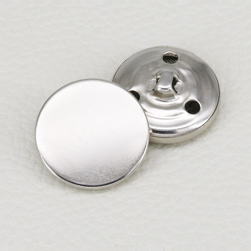 Custom Wholesale Button Around Fancy Shape Metal Coat Buttons Shank Sewing for Sale-43