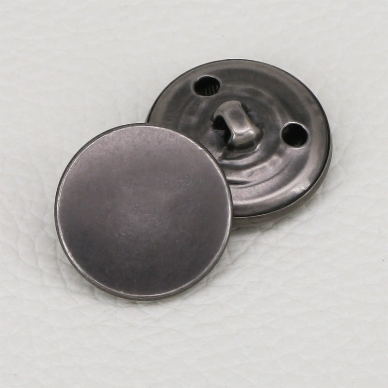 Custom Wholesale Button Around Fancy Shape Metal Coat Buttons Shank Sewing for Sale-43