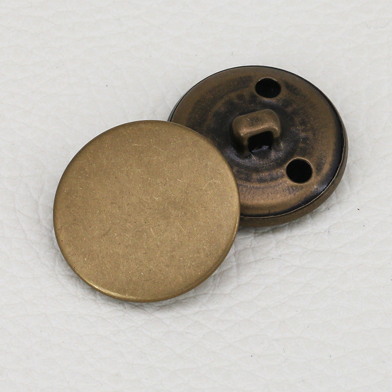 Custom Wholesale Button Around Fancy Shape Metal Coat Buttons Shank Sewing for Sale-43