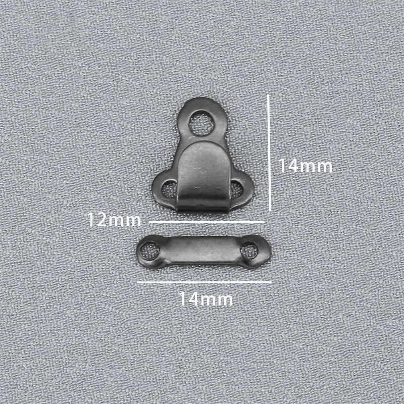 High Quality Brass Buttons Metal Buckles Trousers Hook And Bar For Pants-44