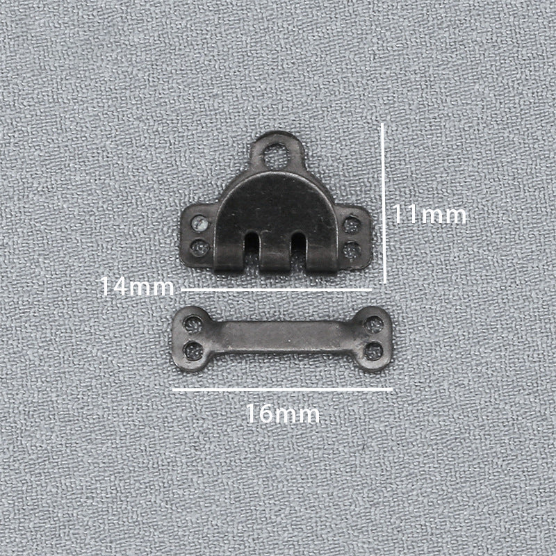 High Quality Brass Buttons Metal Buckles Trousers Hook And Bar For Pants-44