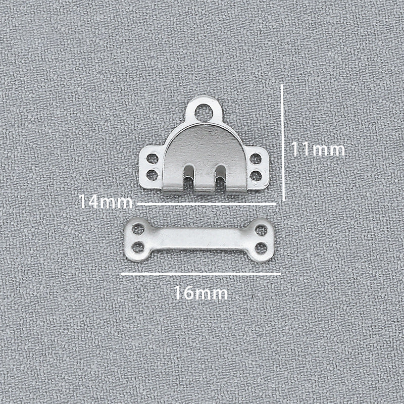 High Quality Brass Buttons Metal Buckles Trousers Hook And Bar For Pants-44